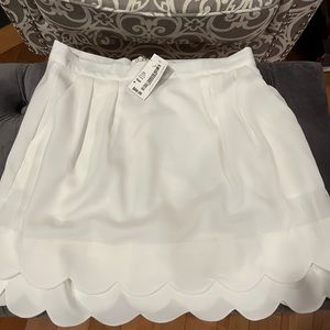Beautiful scalloped skirt.